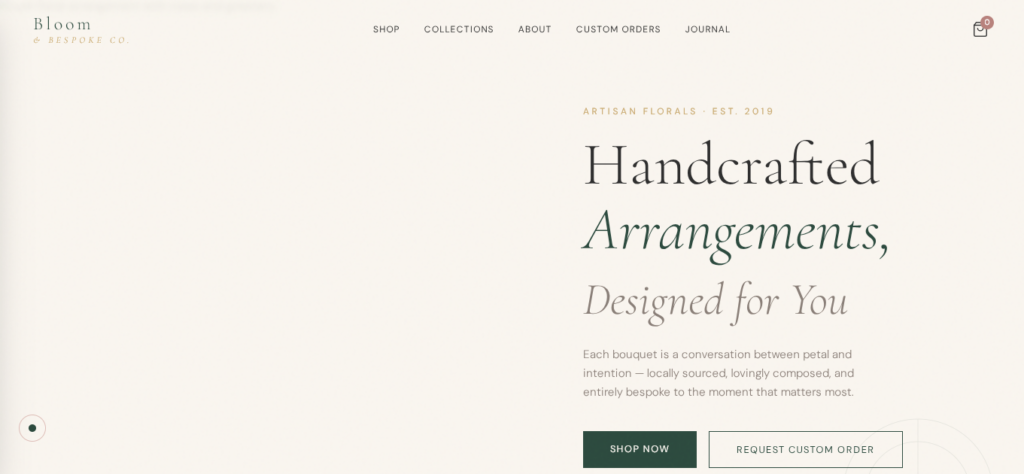Bloom & Bespoke — Artisan Florals