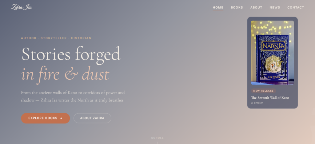 Zahra Isa — Author Website